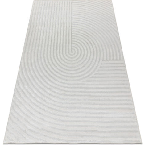 Teppich BALANCE 1921 Sahne - Geometrisch, strukturell, glamour beige 180x270 cm
