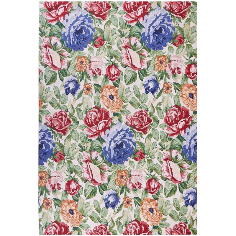 Beliani Teppich Farwan Bunt 200 X 300 Cm Baumwolle
