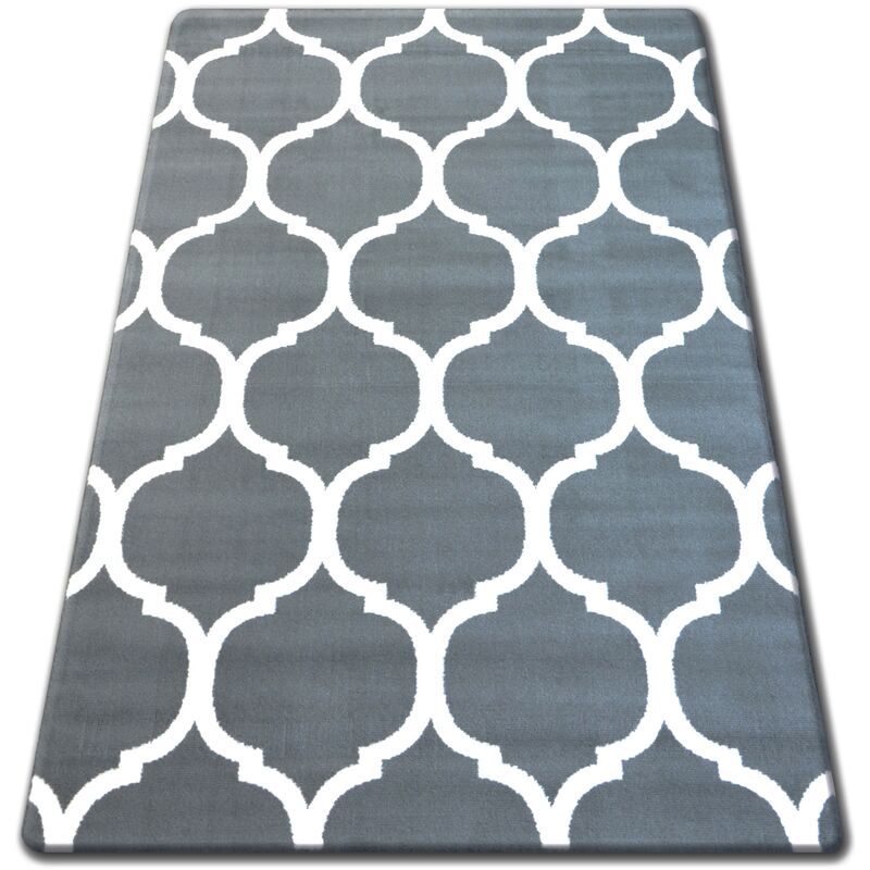 Teppich BCF FLASH 33445/167 trellis Grau und Silbertönen 120x160 cm