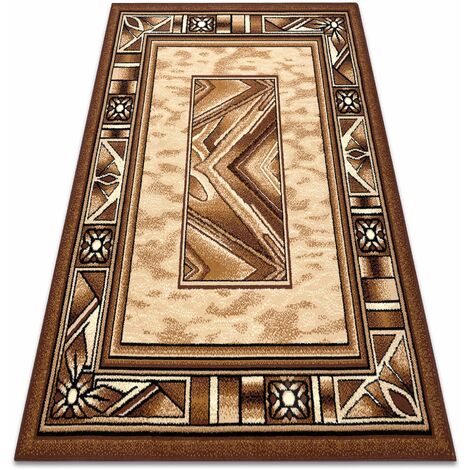 Teppich BCF Morad OPAL Rahmen, Klassisches - beige beige 140x200 cm