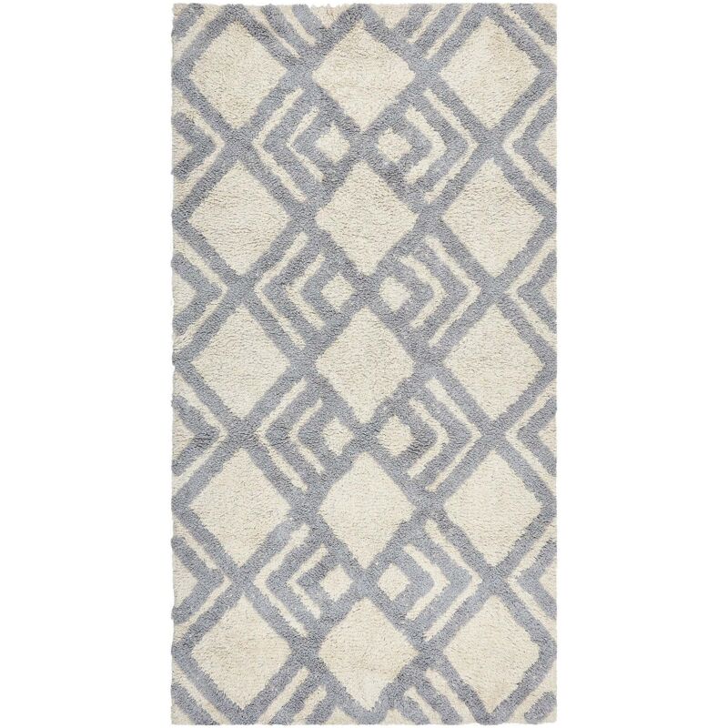 Beliani Teppich Nevsehir Beige 80 X 150 Cm Baumwolle