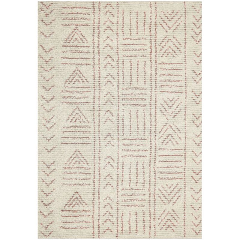 Beliani Teppich Edirne Beige 160 X 230 Cm Baumwolle