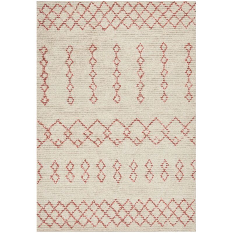 Beliani Teppich Buxar Beige 160 X 230 Cm Baumwolle