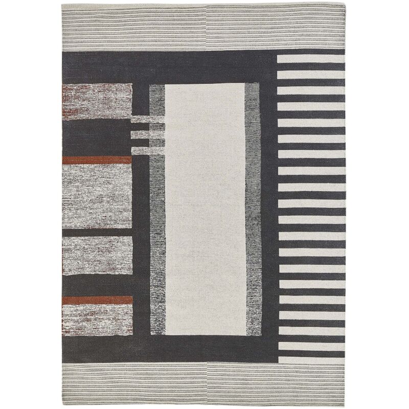 Beliani Teppich Kakinada Bunt 160 X 230 Cm Baumwolle