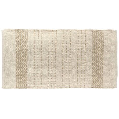 Teppich cilaos baumwolle andere fasern 45x90 cm - natur beige - Tendance