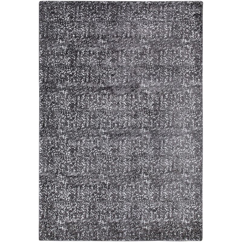 Beliani Teppich Esel Silber 160 X 230 Cm Viskose