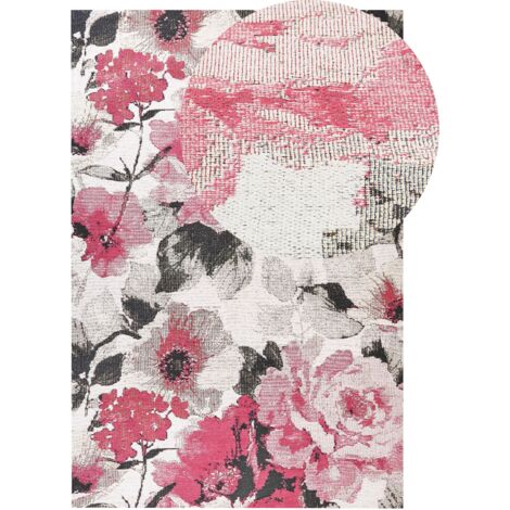 Teppich EJAZ Rosa 200 x 300 cm Baumwolle