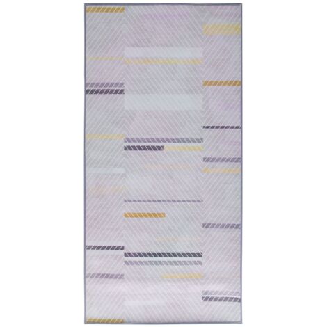 Teppich ERGENLI Grau 80 x 150 cm