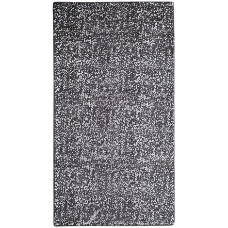 Teppich ESEL Silber 80 x 150 cm Viskose