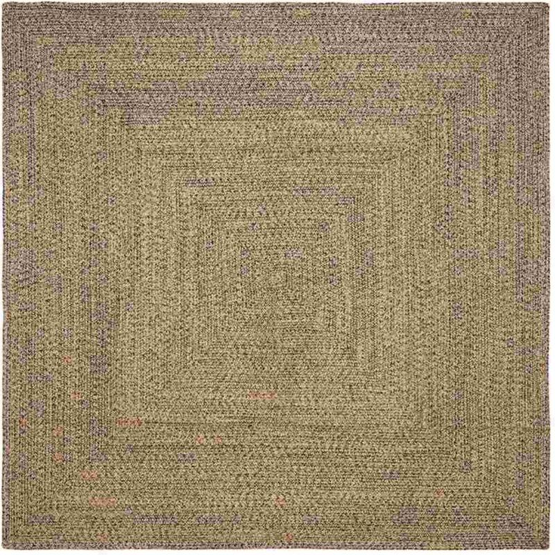 Bereichsteppiche Natürlich Und Schwarz 300 X 300 Cm Jute Vidaxl