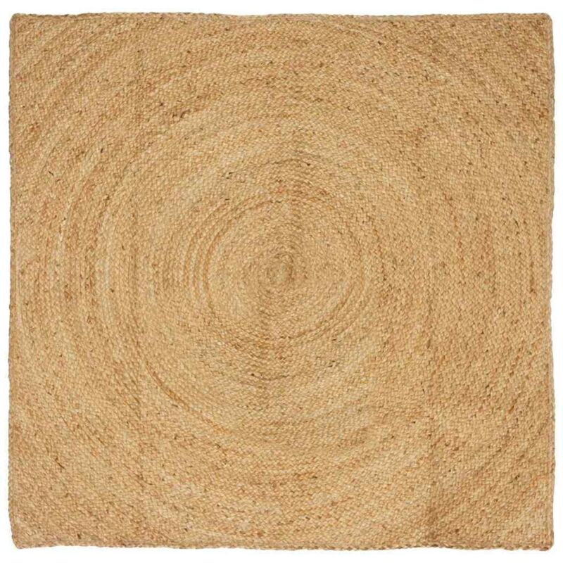 Bereichsteppiche Quadratisch Braun 120 X 120 Cm Jute Vidaxl