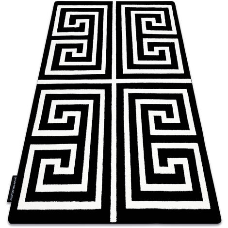 Teppich HAMPTON Rich griechisch schwarz black 160x220 cm