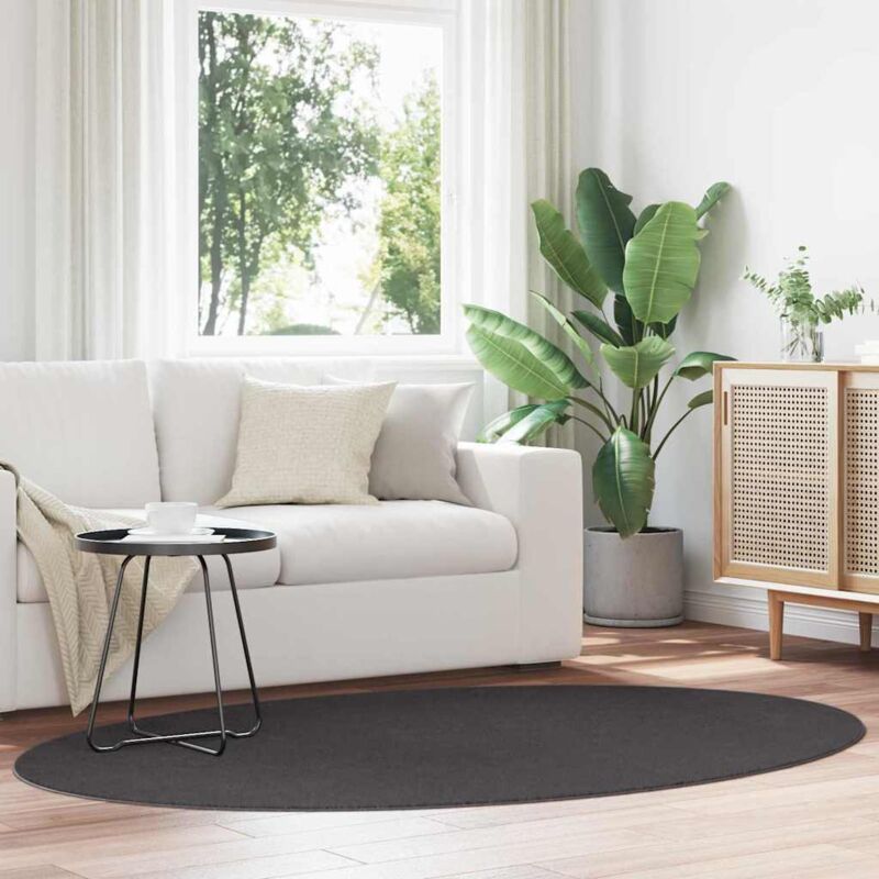 Teppich Anthrazit 140 X 200 Cm Polyester Vidaxl