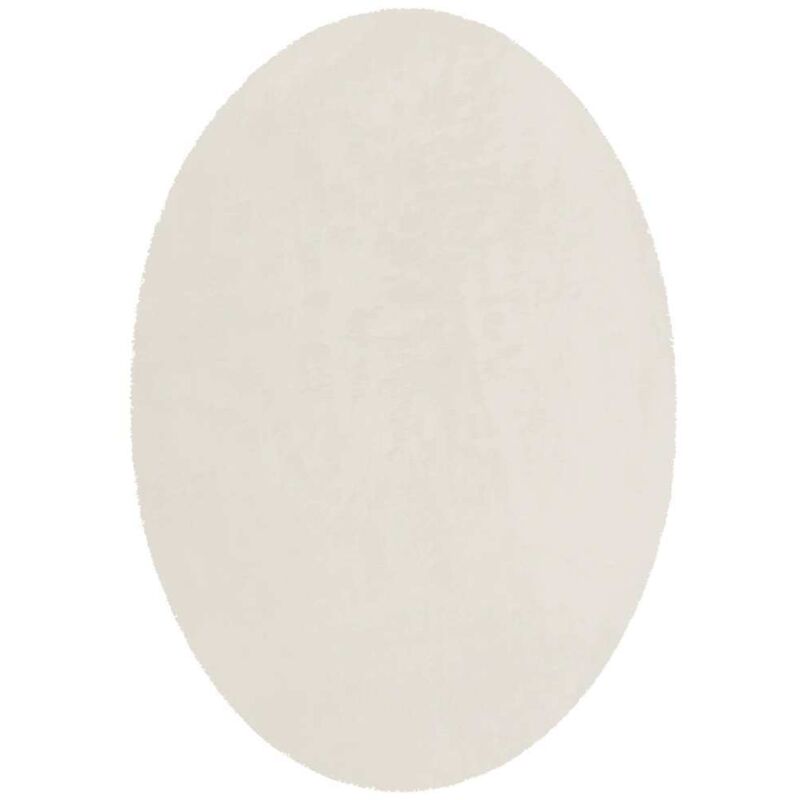 Teppich Creme 140 X 200 Cm Polyester Vidaxl