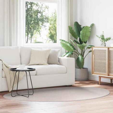 Teppich HUARTE Sand 140 x 200 cm Polyester vidaXL
