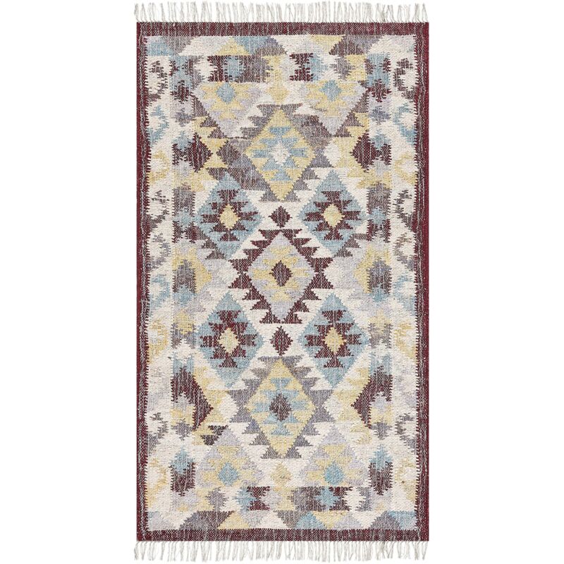 Beliani Teppich Fener Bunt 80 X 150 Cm Jute