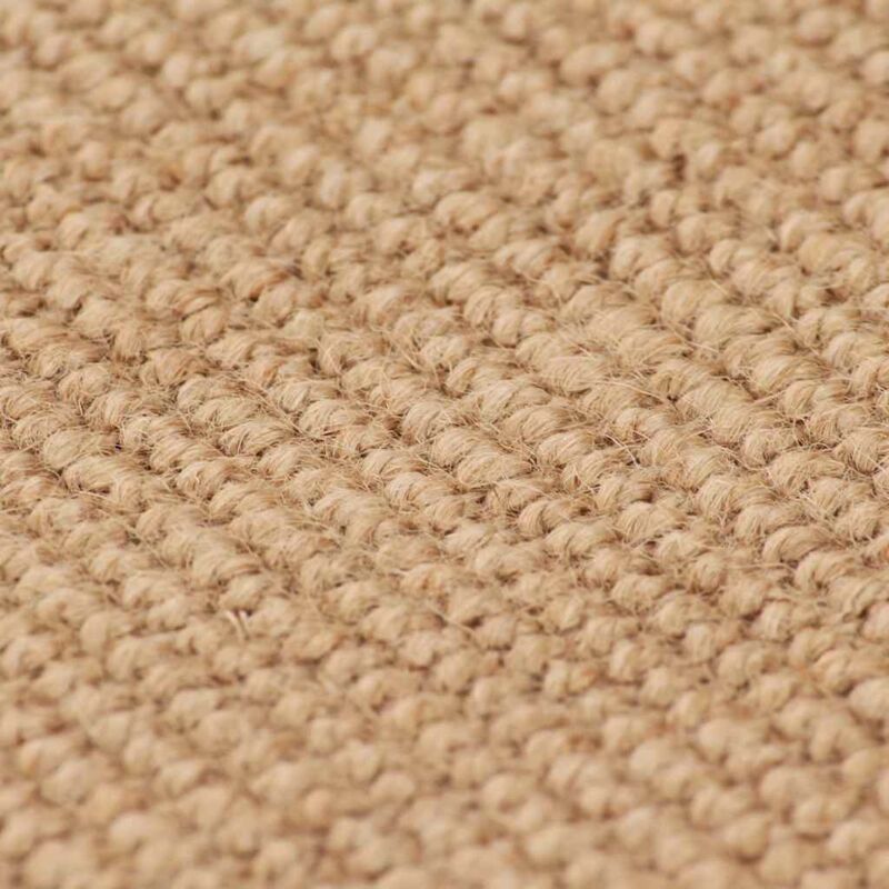 Teppich Jute Mit Latexrücken 120x180 Cm Natur Vidaxl