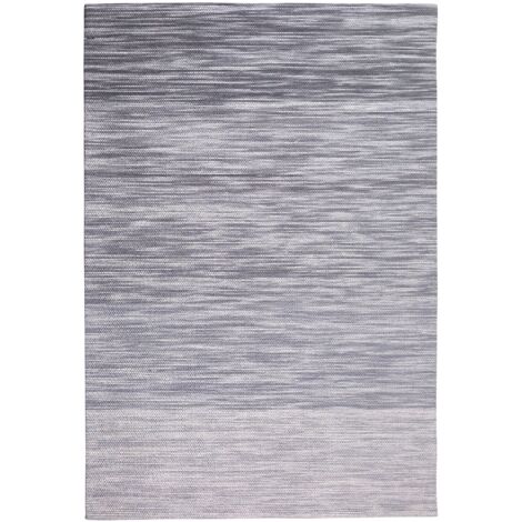 Teppich KAPAKLI Grau 160 x 230 cm Wolle