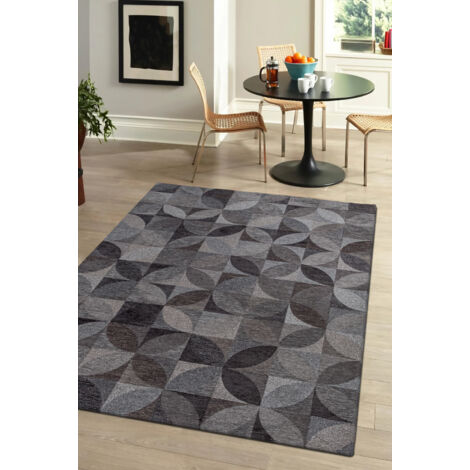 TEPPICH – KOLLEKTION RONDO BENEFFITO – CHARCOAL – Teppich – BRAUN – 200 x 280 cm