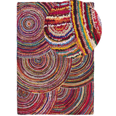 Teppich KOZAN Bunt 160 x 230 cm Baumwolle