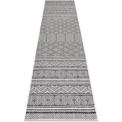 Teppich SISAL COOPER Aztekisch, Etno 22262 ecru / schwarz beige 160x220 cm