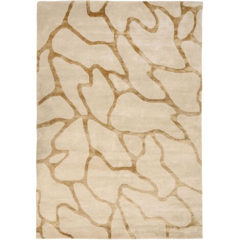 Teppich MAKOLA Beige 160 x 230 cm Viskose