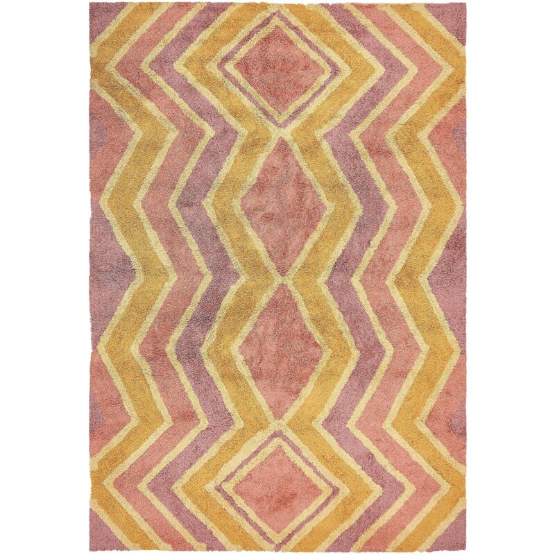 Beliani Teppich Canakkale Bunt 160 X 230 Cm Baumwolle
