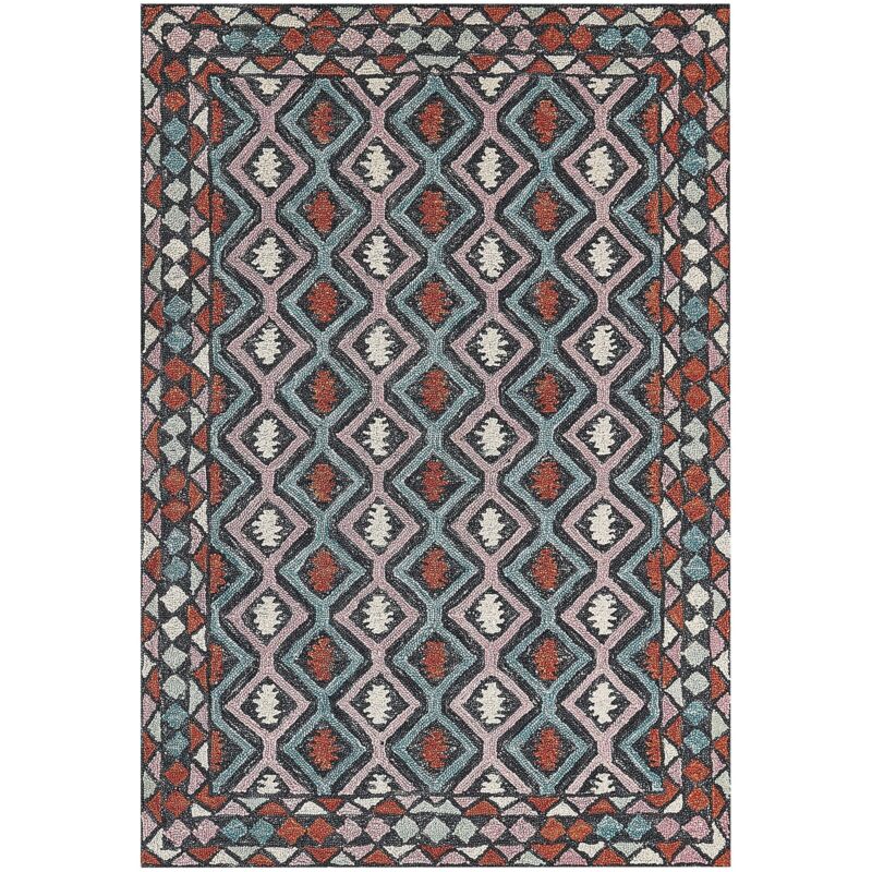 Beliani Teppich Haymana Bunt 140 X 200 Cm Wolle