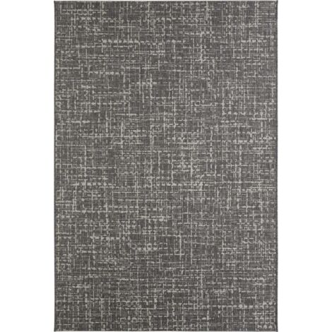 Teppich Oakland 160x230 cm Anthrazit-Creme Teppich