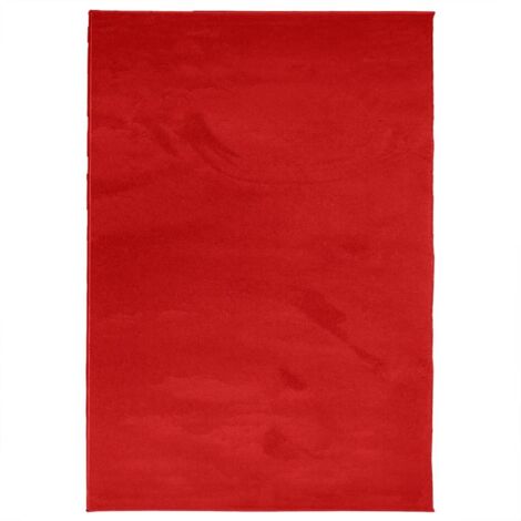 Teppich OVIEDO Kurzflor Rot 140x200 cm vidaXL