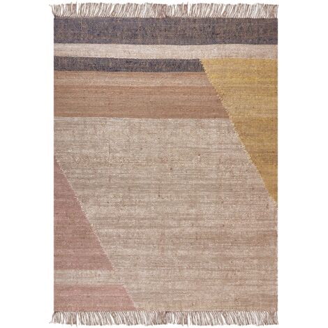 Teppich SAMLAR Braun 160 x 230 cm Jute