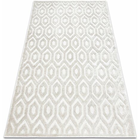 Teppich SANTO SISAL 58380 Hexagon beige beige 80x150 cm