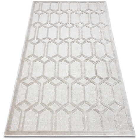 Teppich SANTO SISAL 58385 Ruta, geometrisch beige beige 200x290 cm