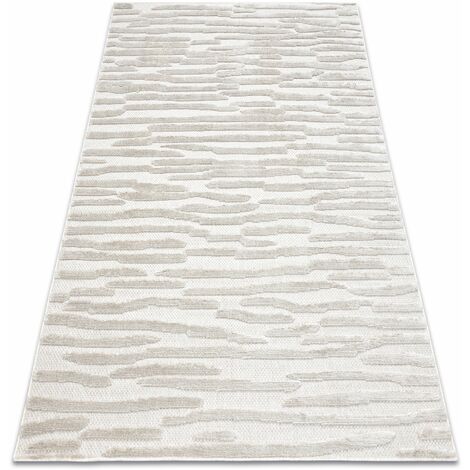 Teppich SANTO SISAL 58394 Wellen beige beige 140x190 cm