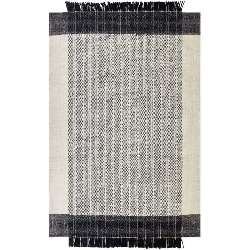 Beliani Teppich Ketenli Weiß 140 X 200 Cm Wolle