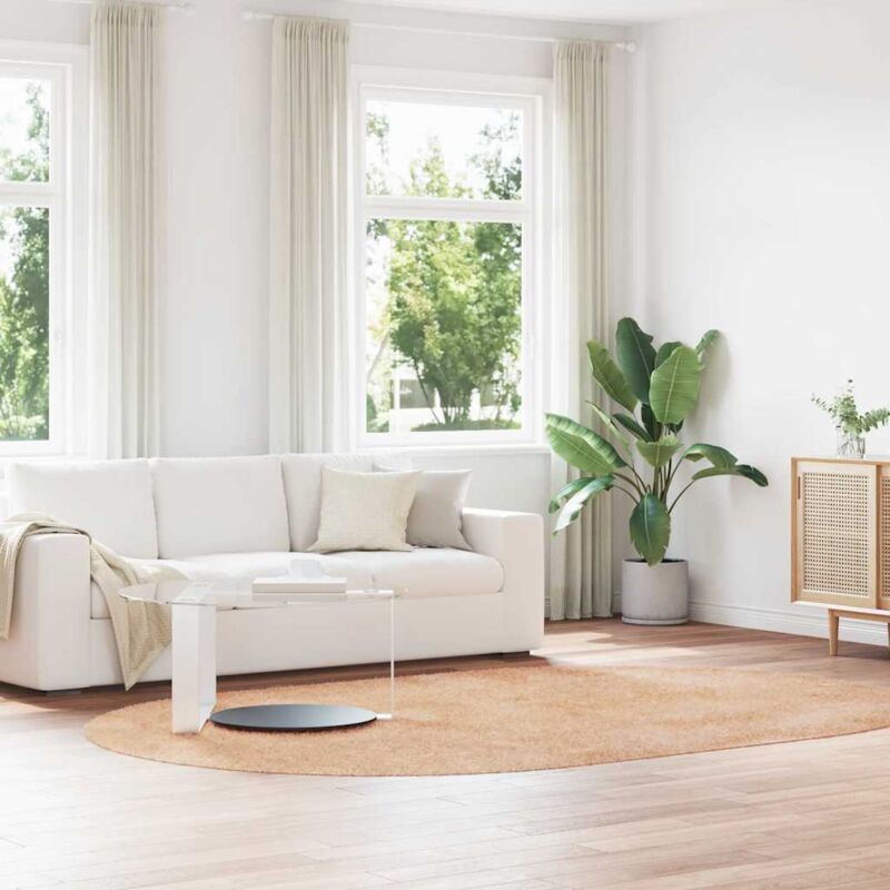 Teppich Shaggy Hochflor Navarra Beige 300x200 Cm Polyester Vidaxl