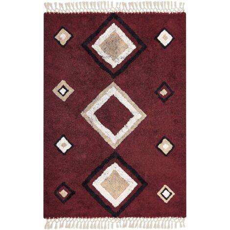 Teppich SIIRT Rot 160 x 230 cm Baumwolle