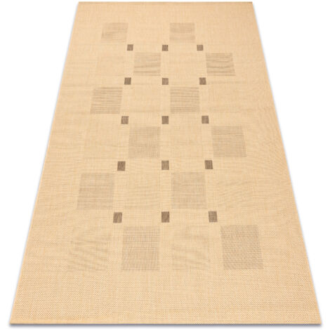 TEPPICH SISAL FLOORLUX 20079 mais / coffee beige 80x150 cm