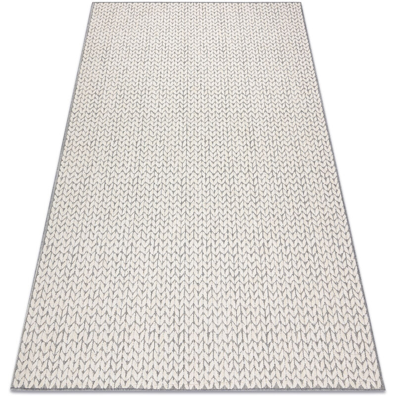 Rugsx - Teppich SPRING 20467332 Fischgrätenmuster Sisal, geschlungen - creme Beigetönen 80x150 cm