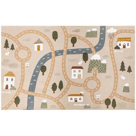 Teppich Straßenkarte ROADMAP, 100 x 150 cm