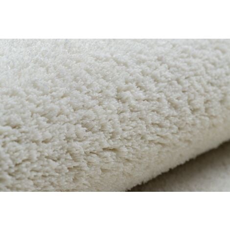 RUGSX Teppich Teppichboden VELVET MICRO creme 031 eben, glatt, einfarbig beige 200x200 cm