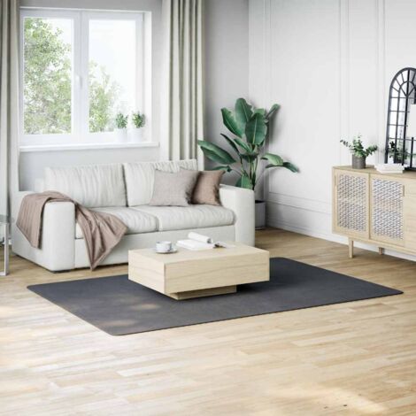 Teppich Waschbar Flauschig Kurzflor 160x230 Rutschfest Anthrazi vidaXL