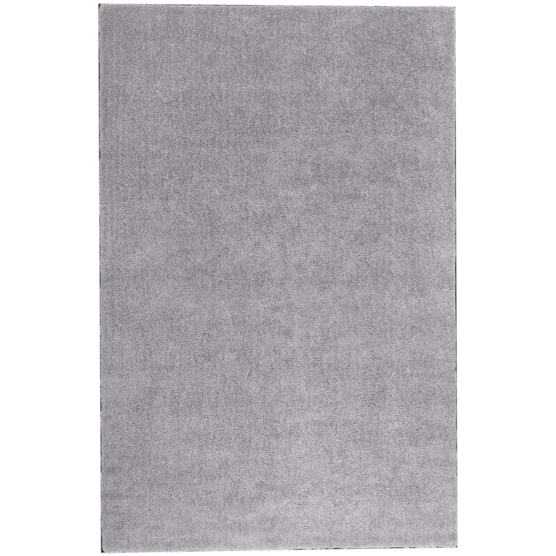 Beliani Teppich Grau Polyester 200 X 300 Cm Rechteckig Hochflor Modern Maschinengetuftet Fußbodenheizung Geeignet Wohnzimmer Schlafzimmer Flur