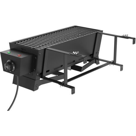 TEPRO GARTEN Tepro Balkon-Elektrogrill Redfield Grill 2 klappbare Standbeine 2900W Standgrill