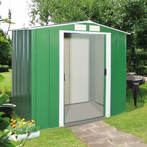 Tepro Metall Geratehaus Eco 6x4 Gartenhaus Gerateschuppen