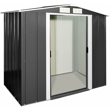 Tepro Metallgerätehaus Eco 202x122,1x180,5 cm Gerätehaus Geräteschuppen Metall