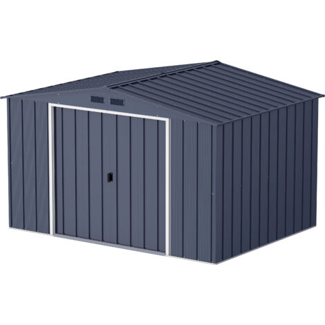 Tepro Metallgerätehaus Eco Shed 322,1x242,2x196,1cm Gerätehaus Geräteschuppen