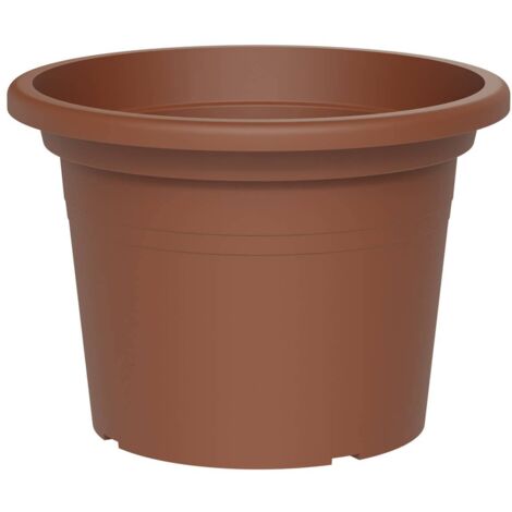 TeraPlast™ Pflanzgefäße BASIC rund Clay braun 18 cm - Kunststoff