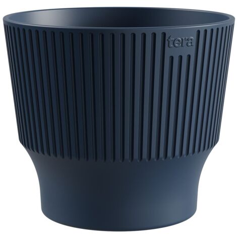 TeraPlast™ Pflanzgefäße MINI Lagoon dunkelblau 13 cm - Kunststoff