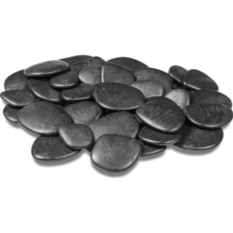 TERAPLAST RE-PEBBLES SELLES EN PLASTIQUE RECYCLÉES 50 X 25 NOIR 33701008238